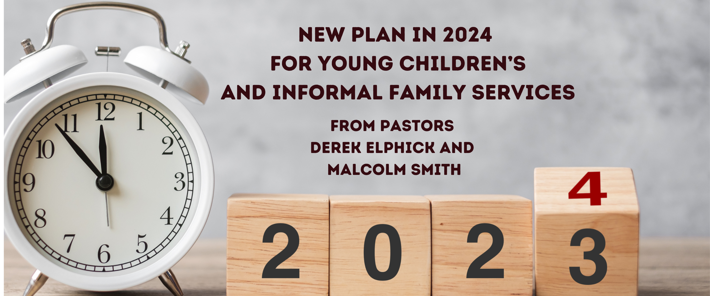 The Plan for Young Children's & Informal Family Services in 2024 – Bryn  Athyn Church